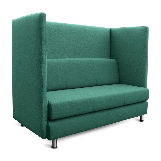 Akustik-Sofa KOMFORT, SH 45 cm, B1 Stoff o. Kunstleder viele Farben